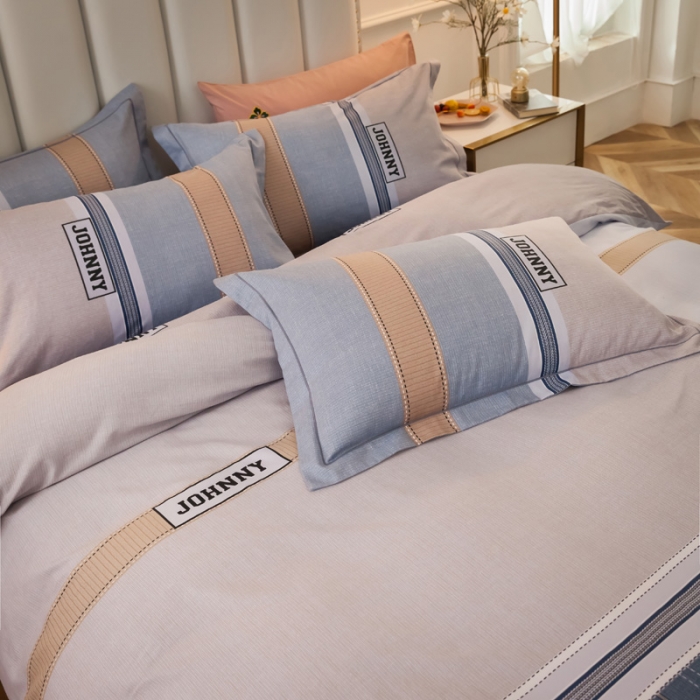 91家纺网 家纺一手货源 找家纺 雲归梦 2020新款全棉生态磨毛大版四件套 罗德尼