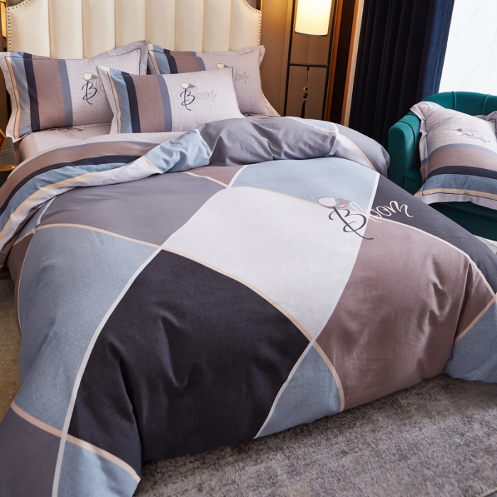 91家纺网 家纺一手货源 找家纺 雲归梦 2020新款全棉生态磨毛大版四件套 洛娜