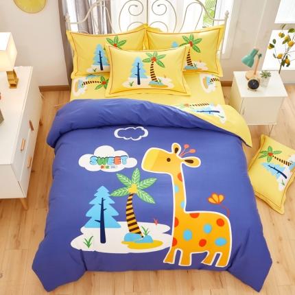 雲归梦 2020新款全棉生态磨毛大版四件套 萌乐