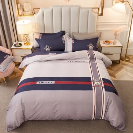 91家纺网 家纺一手货源 找家纺 雲归梦 2020新款全棉生态磨毛大版四件套 米罗