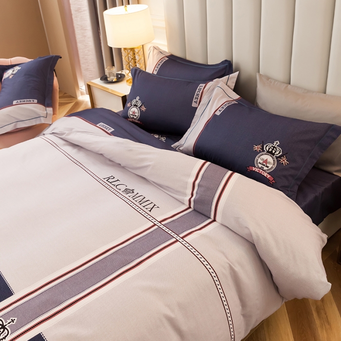 91家纺网 家纺一手货源 找家纺 雲归梦 2020新款全棉生态磨毛大版四件套 米罗