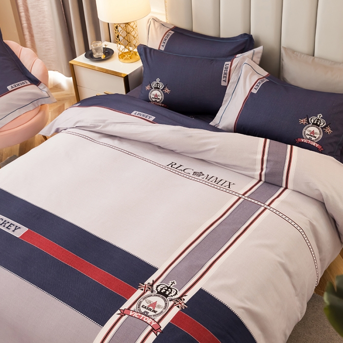 91家纺网 家纺一手货源 找家纺 雲归梦 2020新款全棉生态磨毛大版四件套 米罗