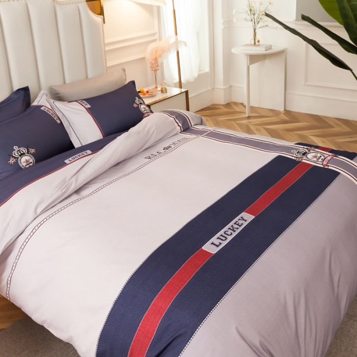 91家纺网 家纺一手货源 找家纺 雲归梦 2020新款全棉生态磨毛大版四件套 米罗