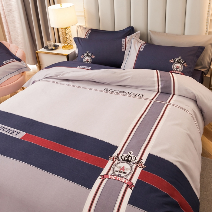 91家纺网 家纺一手货源 找家纺 雲归梦 2020新款全棉生态磨毛大版四件套 米罗