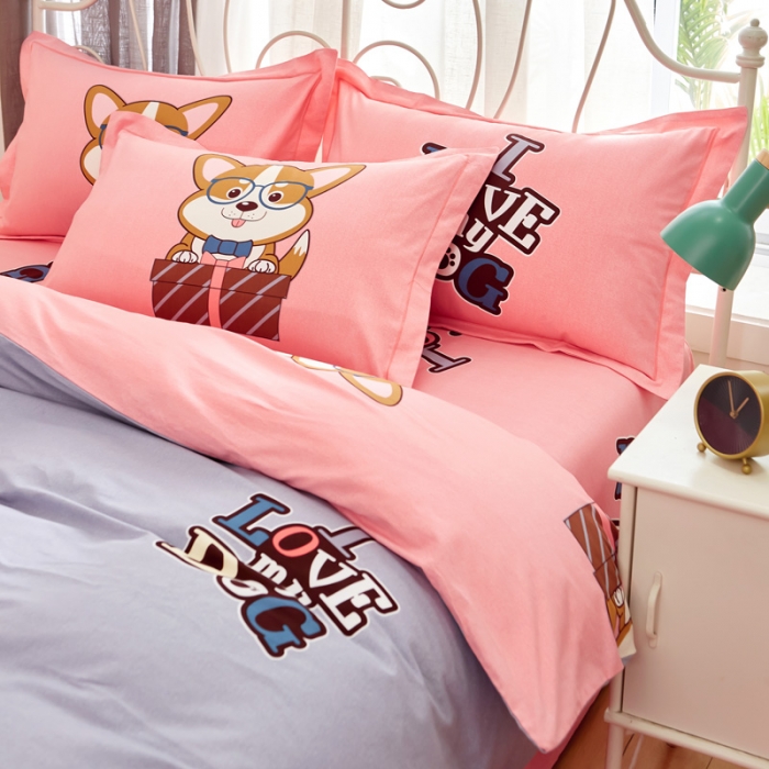 91家纺网 家纺一手货源 找家纺 雲归梦 2020新款全棉生态磨毛大版四件套 喵趣