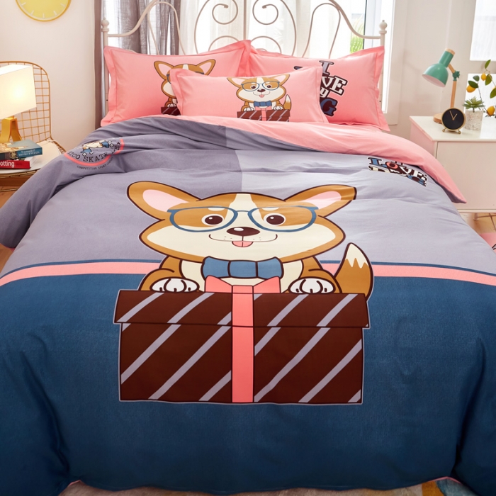 91家纺网 家纺一手货源 找家纺 雲归梦 2020新款全棉生态磨毛大版四件套 喵趣