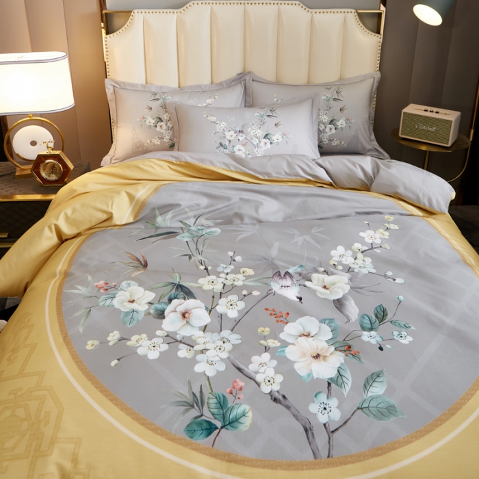 91家纺网 家纺一手货源 找家纺 雲归梦 2020新款全棉生态磨毛大版四件套 三生三世