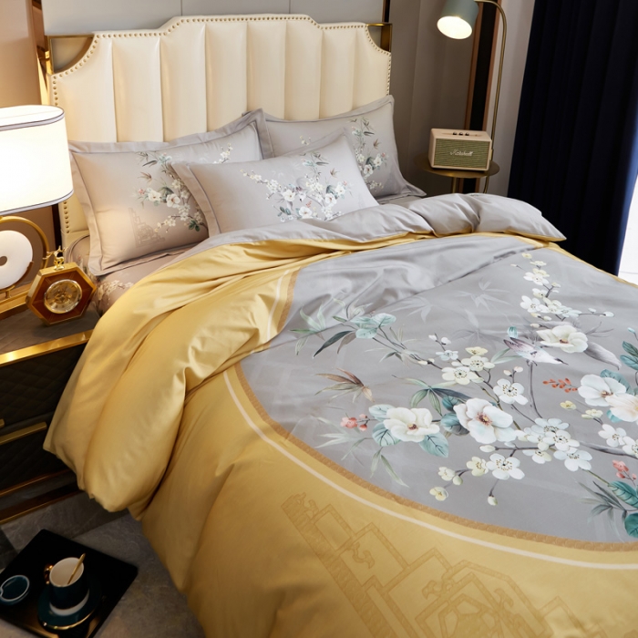 91家纺网 家纺一手货源 找家纺 雲归梦 2020新款全棉生态磨毛大版四件套 三生三世