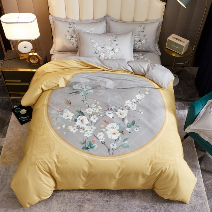 91家纺网 家纺一手货源 找家纺 雲归梦 2020新款全棉生态磨毛大版四件套 三生三世