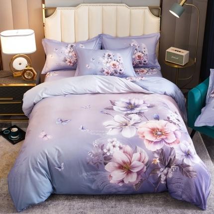 91家纺网 家纺一手货源 找家纺 雲归梦 2020新款全棉生态磨毛大版四件套 水影朝阳