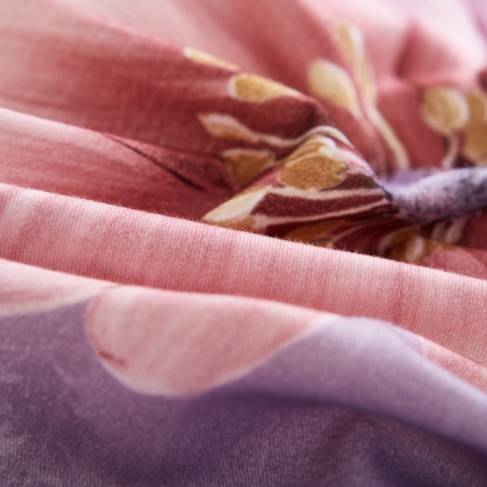 91家纺网 家纺一手货源 找家纺 雲归梦 2020新款全棉生态磨毛大版四件套 水影朝阳