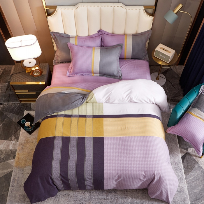 91家纺网 家纺一手货源 找家纺 雲归梦 2020新款全棉生态磨毛大版四件套 索力托