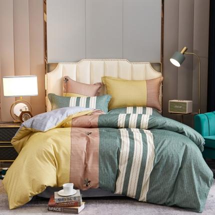 雲归梦 2020新款全棉生态磨毛大版四件套 完美日记