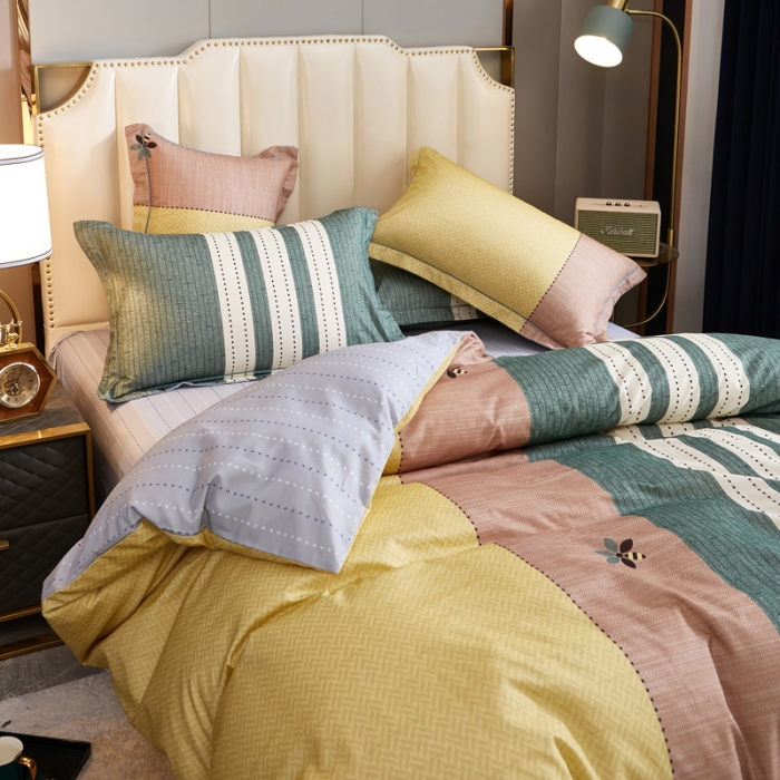 91家纺网 家纺一手货源 找家纺 雲归梦 2020新款全棉生态磨毛大版四件套 完美日记