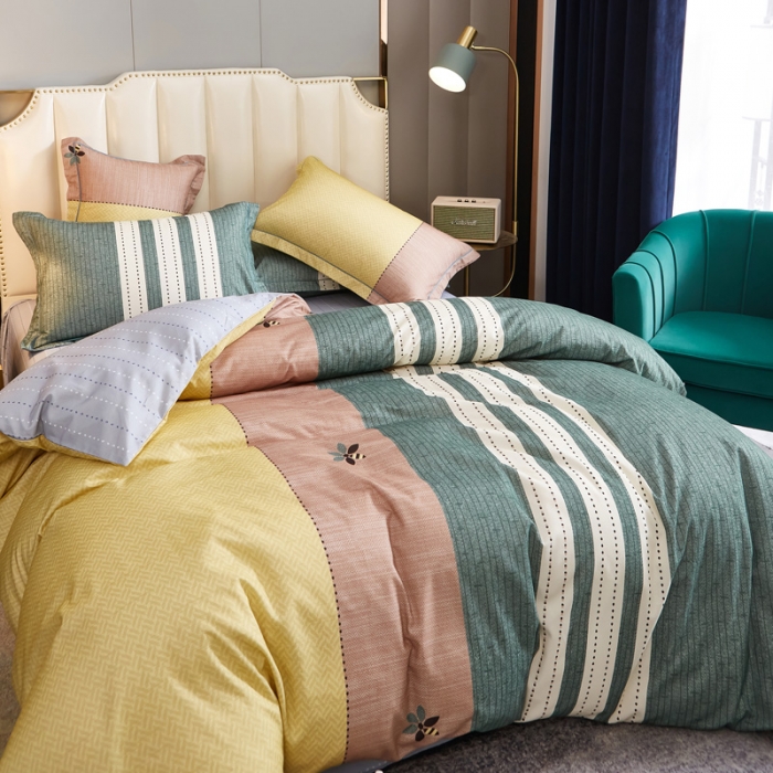 91家纺网 家纺一手货源 找家纺 雲归梦 2020新款全棉生态磨毛大版四件套 完美日记