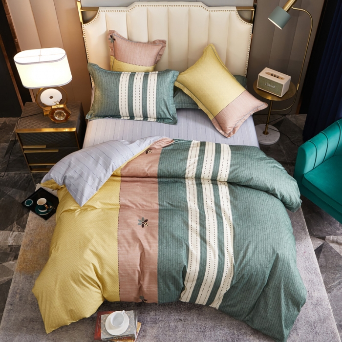 91家纺网 家纺一手货源 找家纺 雲归梦 2020新款全棉生态磨毛大版四件套 完美日记