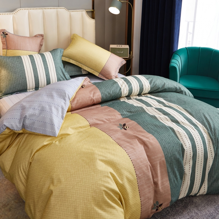 91家纺网 家纺一手货源 找家纺 雲归梦 2020新款全棉生态磨毛大版四件套 完美日记