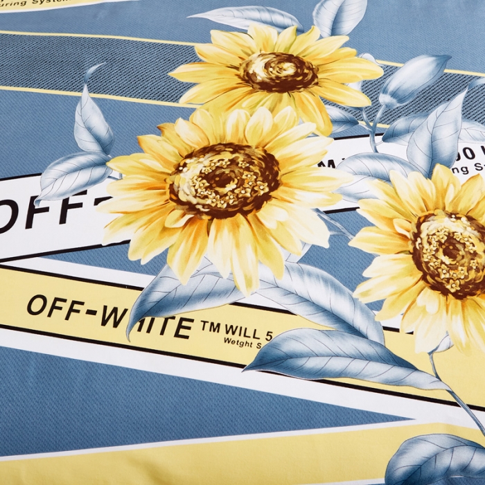 91家纺网 家纺一手货源 找家纺 雲归梦 2020新款全棉生态磨毛大版四件套 向阳花