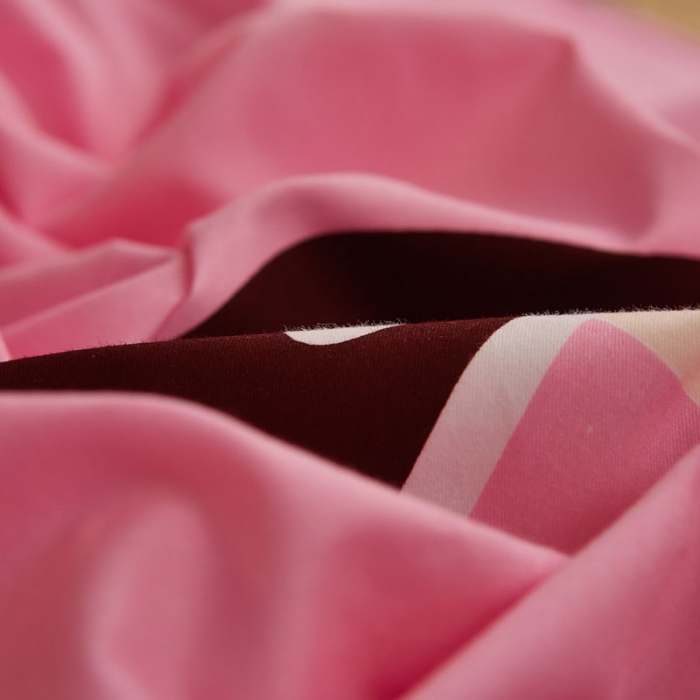 91家纺网 家纺一手货源 找家纺 雲归梦 2020新款全棉生态磨毛大版四件套 小猪嘟嘟-粉