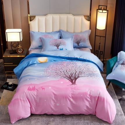 雲归梦 2020新款全棉生态磨毛大版四件套 幸运之星