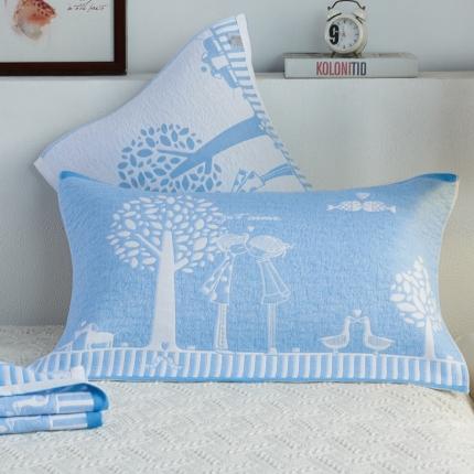 91家纺网 家纺一手货源 找家纺 （总） 朴尔 2020新款全棉加厚三层纱布枕巾