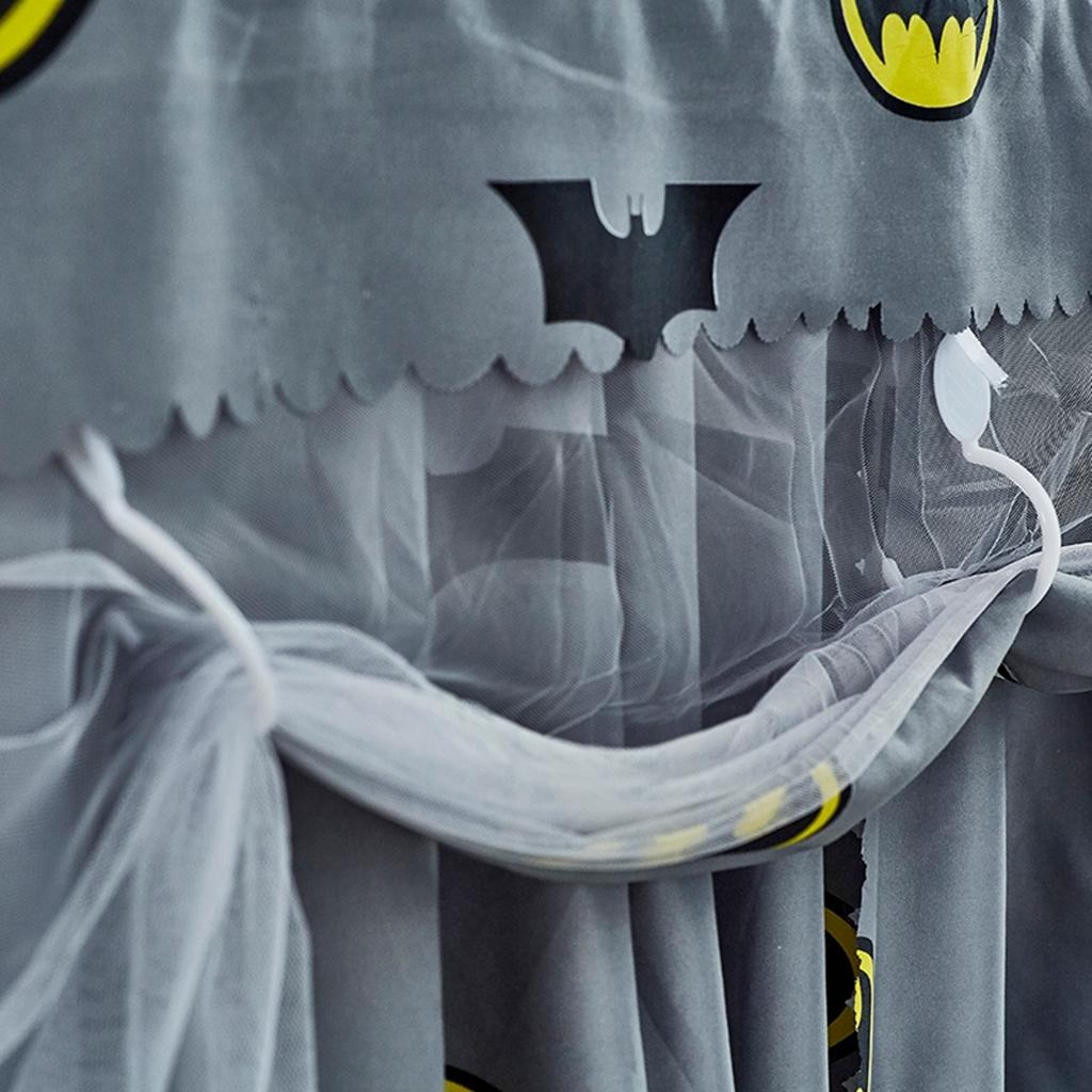 91家纺网 家纺一手货源 找家纺 迪凡保罗 2021新款遮光布窗帘学生蚊帐系列 蝙蝠侠