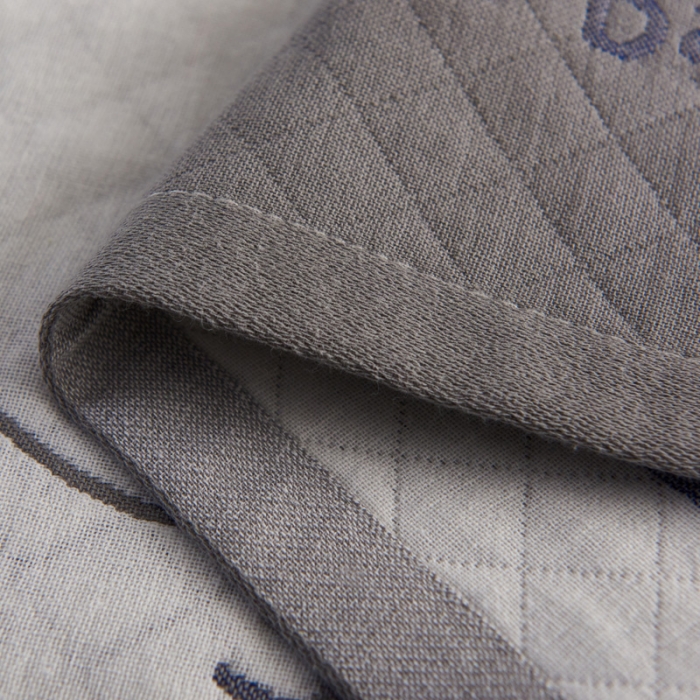 91家纺网 家纺一手货源 找家纺 朴尔 2020新款全棉加厚三层纱布枕巾 梦想熊灰