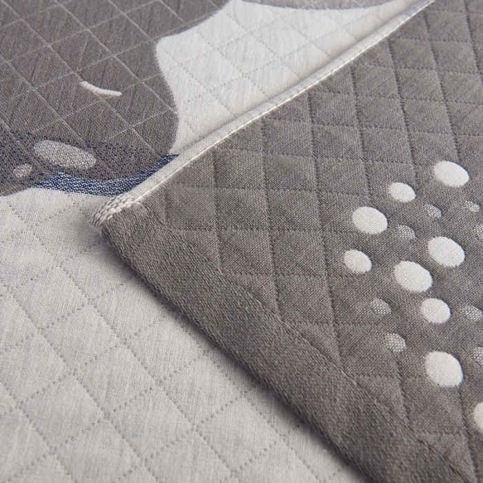 91家纺网 家纺一手货源 找家纺 朴尔 2020新款全棉加厚三层纱布枕巾 梦想熊灰