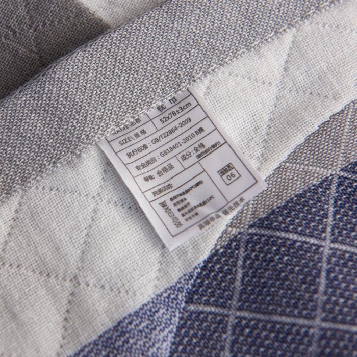 91家纺网 家纺一手货源 找家纺 朴尔 2020新款全棉加厚三层纱布枕巾 梦想熊灰