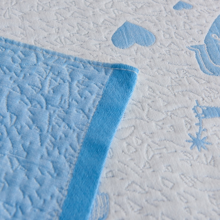 91家纺网 家纺一手货源 找家纺 朴尔 2020新款全棉加厚三层纱布枕巾 寻梦兰