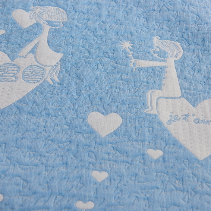 91家纺网 家纺一手货源 找家纺 朴尔 2020新款全棉加厚三层纱布枕巾 寻梦兰