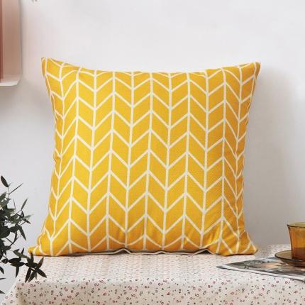 91家纺网 家纺一手货源 找家纺 （总）橘夏纺织品 2025新款简约风亚麻印花抱枕