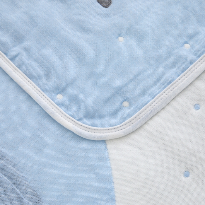 91家纺网 家纺一手货源 找家纺 （总）朴尔 2020新款全棉六层纱布儿童盖被毛巾被