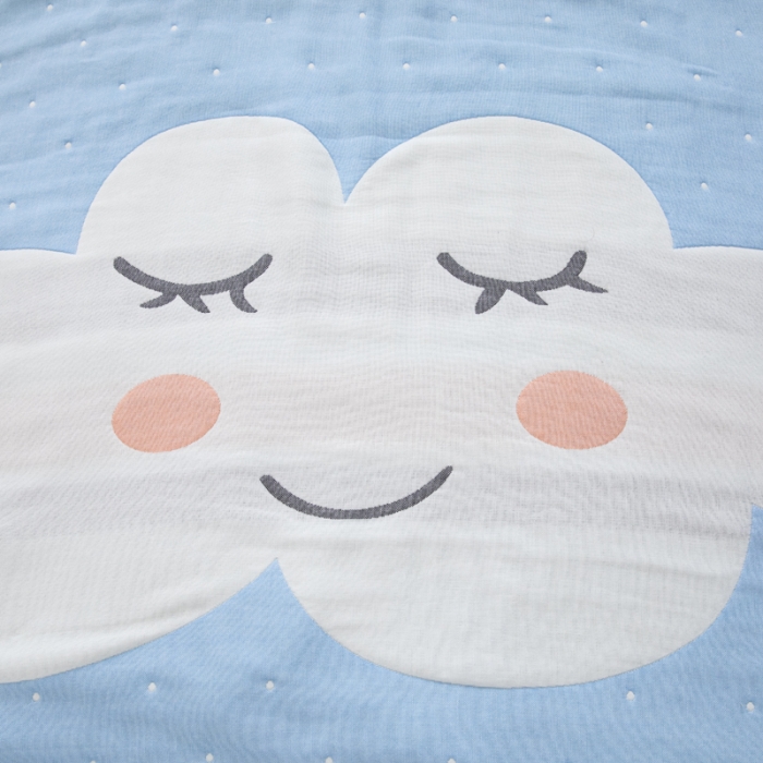 91家纺网 家纺一手货源 找家纺 （总）朴尔 2020新款全棉六层纱布儿童盖被毛巾被