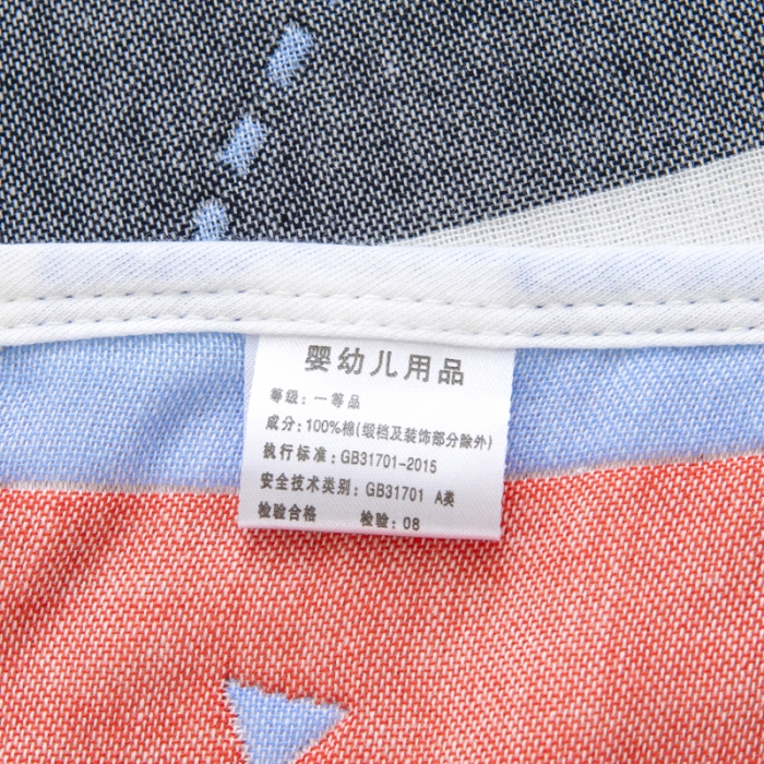91家纺网 家纺一手货源 找家纺 朴尔 2020新款全棉六层纱布儿童盖被毛巾被 博士兔兰