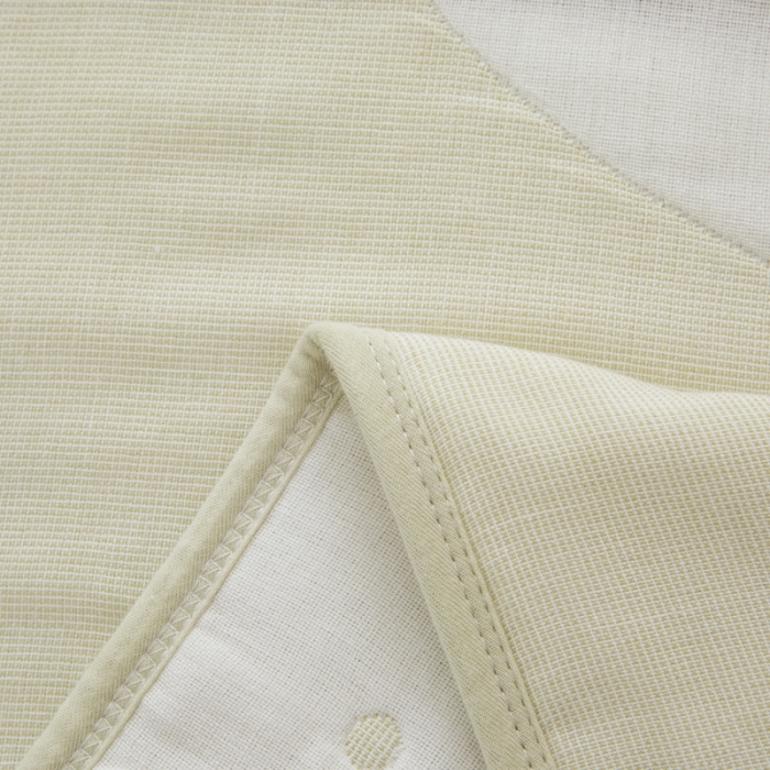 91家纺网 家纺一手货源 找家纺 朴尔 2020新款全棉六层纱布儿童盖被毛巾被 聪明鹿黄