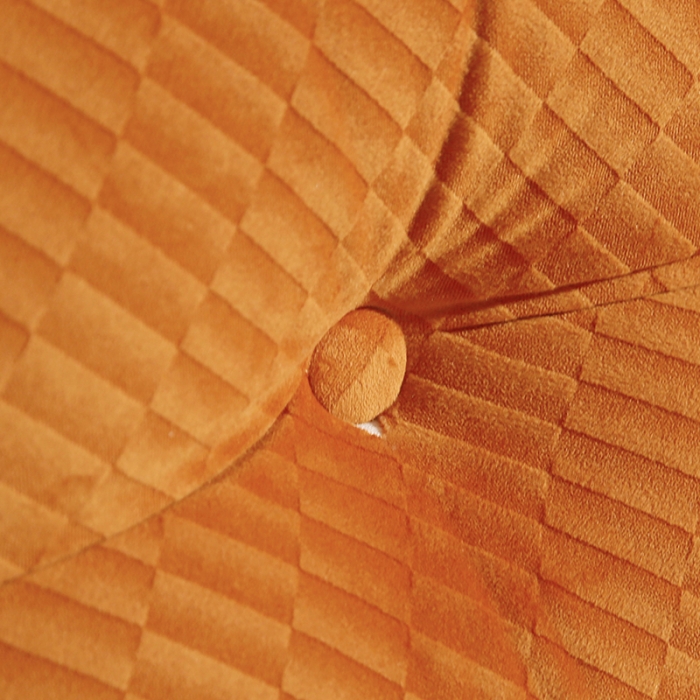 91家纺网 家纺一手货源 找家纺 永光家居 2020新款立体绒长三角靠垫 金桔色