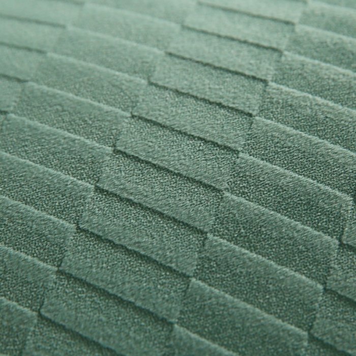 91家纺网 家纺一手货源 找家纺 永光家居 2020新款立体绒长三角靠垫 浅水绿