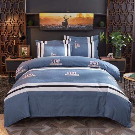 91家纺网 家纺一手货源 找家纺 （总）艾裙海 2020新款斜纹加厚单被套