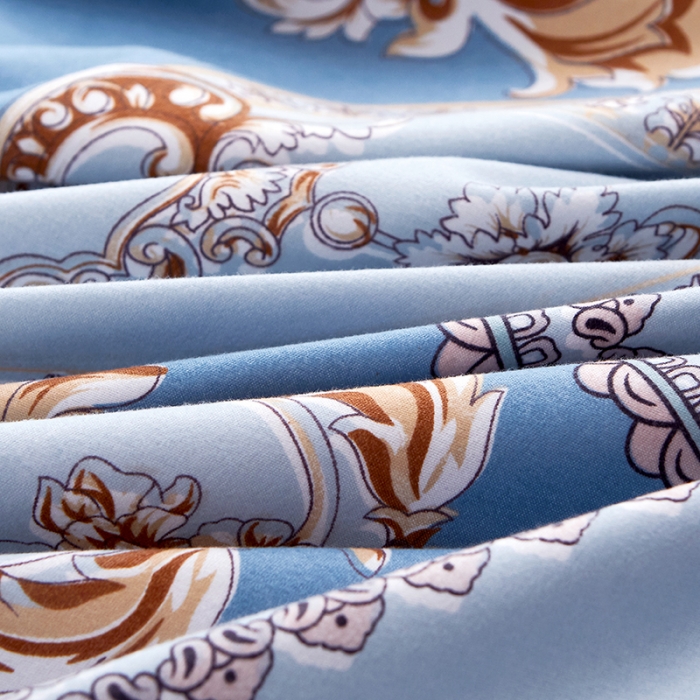 91家纺网 家纺一手货源 找家纺 艾裙海 2020新款斜纹加厚单被套 北欧风情