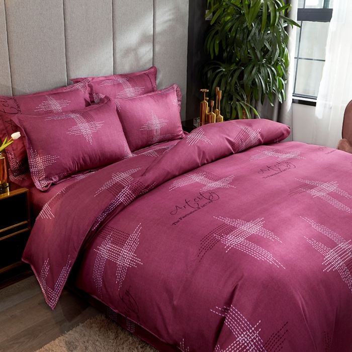 91家纺网 家纺一手货源 找家纺 艾裙海 2020新款斜纹加厚单被套 动感节拍