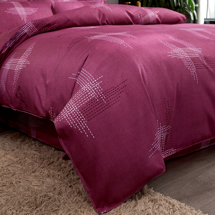 91家纺网 家纺一手货源 找家纺 艾裙海 2020新款斜纹加厚单被套 动感节拍