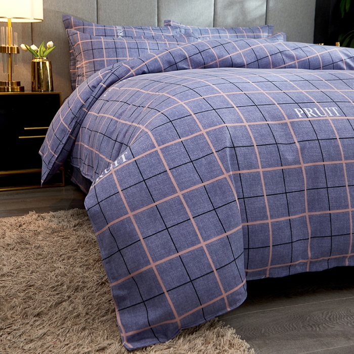 91家纺网 家纺一手货源 找家纺 艾裙海 2020新款斜纹加厚单被套 简约风尚