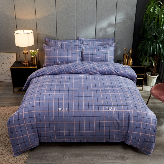 91家纺网 家纺一手货源 找家纺 艾裙海 2020新款斜纹加厚单被套 简约风尚