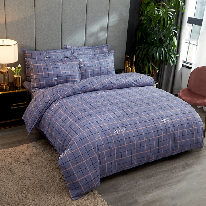 91家纺网 家纺一手货源 找家纺 艾裙海 2020新款斜纹加厚单被套 简约风尚