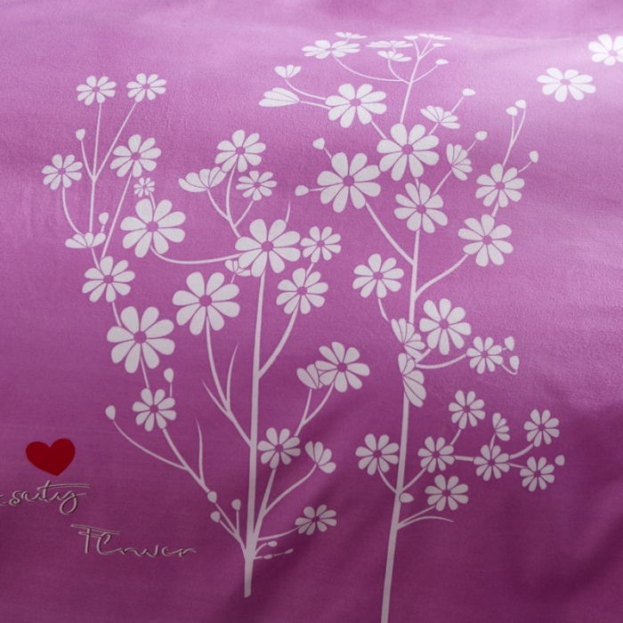 91家纺网 家纺一手货源 找家纺 艾裙海 2020新款斜纹加厚单被套 律动青春-紫