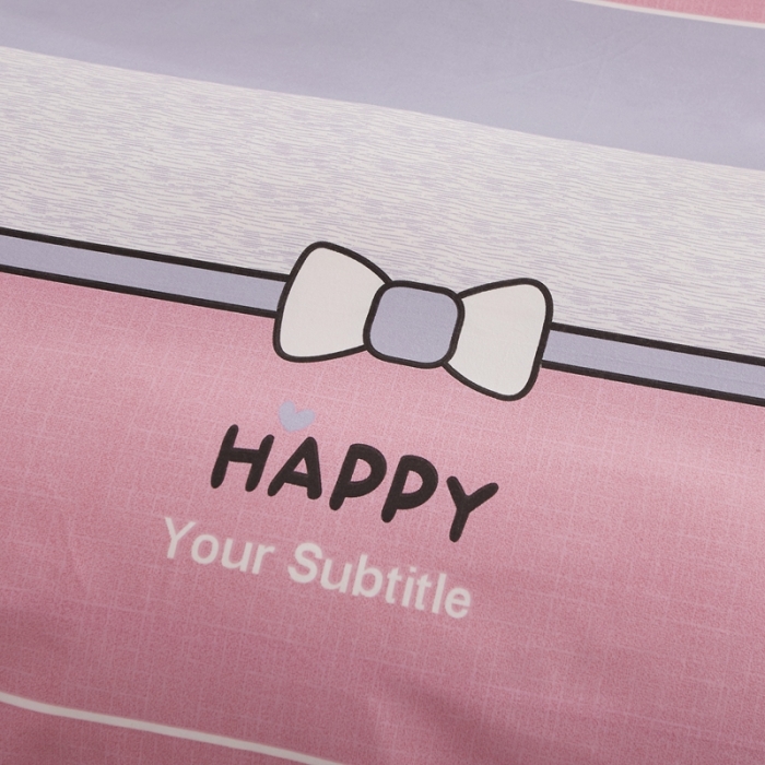 91家纺网 家纺一手货源 找家纺 艾裙海 2020新款斜纹加厚单被套 莫妮卡-粉