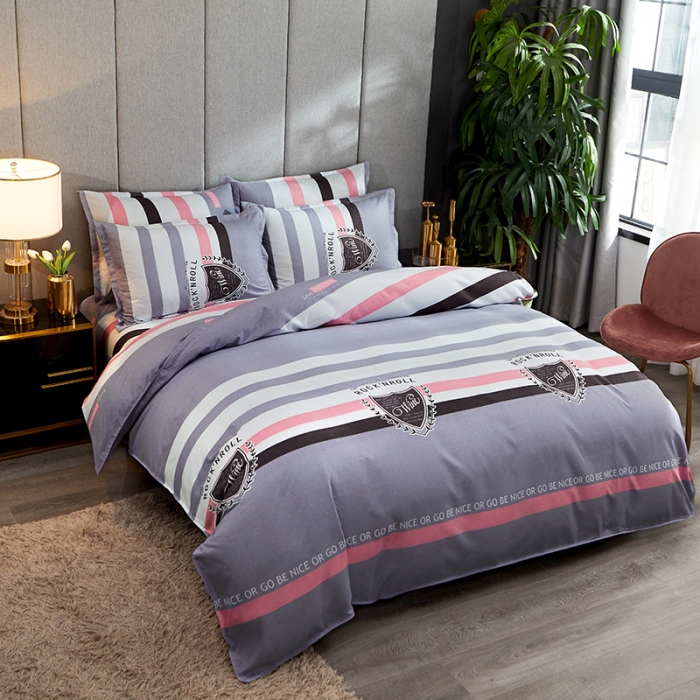 91家纺网 家纺一手货源 找家纺 艾裙海 2020新款斜纹加厚单被套 时尚英伦