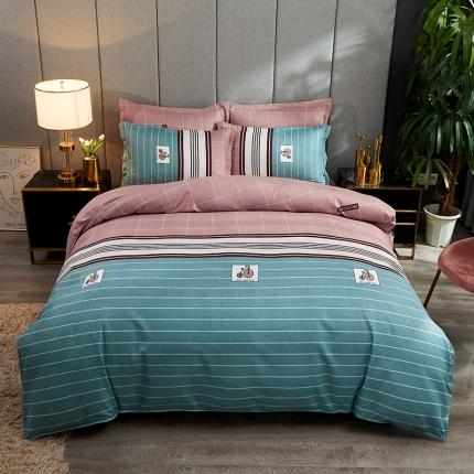 艾裙海 2020新款斜纹加厚单被套 维拉小镇