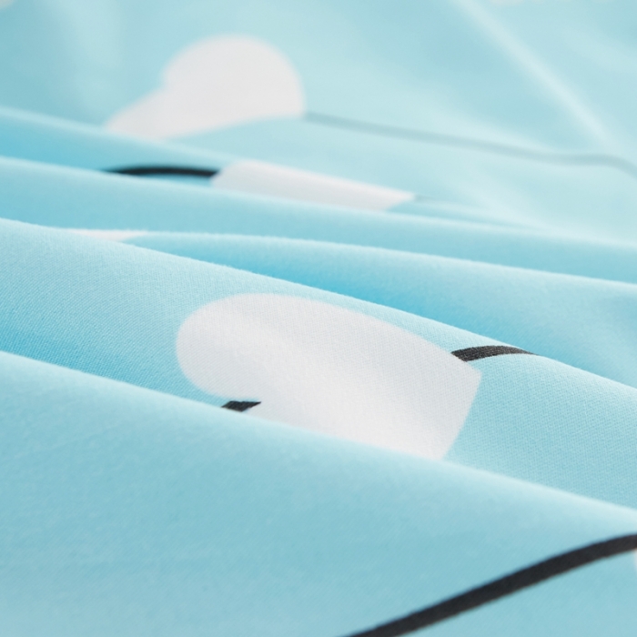 91家纺网 家纺一手货源 找家纺 艾裙海 2020新款斜纹加厚单被套 心心相印